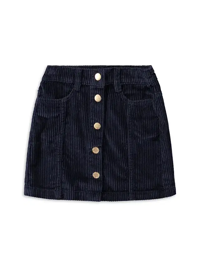 Molo Little Girl's & Girl's Bera Corduroy Skirt - Navy Blazer