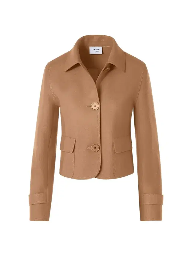 Akris punto Women's Boxy Wool-Blend Jacket - Camel