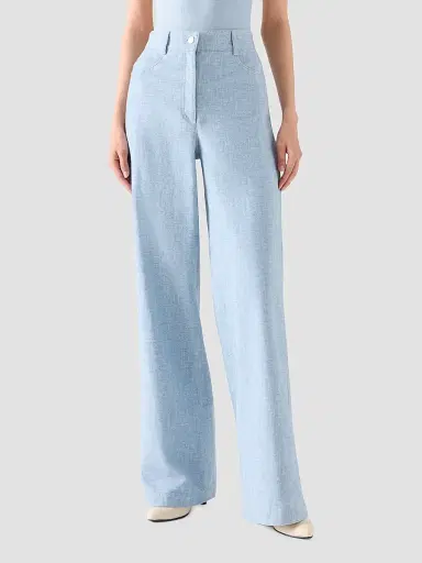 Akris punto Women's Cooper High-Rise Denim Pants | Thumbnail 2 Akris punto Women's Cooper High-Rise Denim Pants | Thumbnail 2