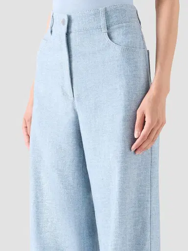 Akris punto Women's Cooper High-Rise Denim Pants | Thumbnail 4 Akris punto Women's Cooper High-Rise Denim Pants | Thumbnail 4