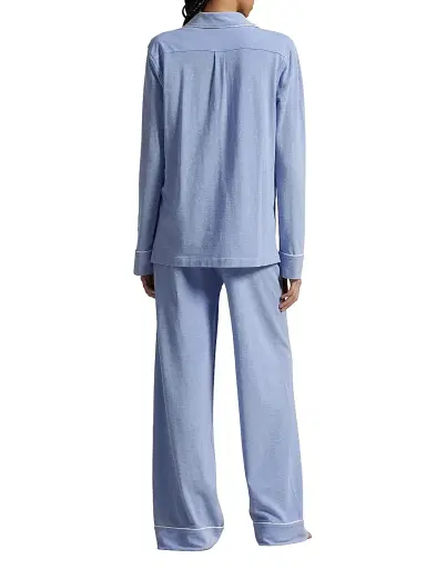 Polo Ralph Lauren Women's Knit Oxford Madison Pajamas - Ultramarine | Thumbnail 3 Polo Ralph Lauren Women's Knit Oxford Madison Pajamas - Ultramarine | Thumbnail 3