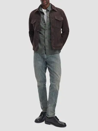 rag & bone Men's Overdyed Cotton Workwear Shirt | Thumbnail 2 rag & bone Men's Overdyed Cotton Workwear Shirt | Thumbnail 2