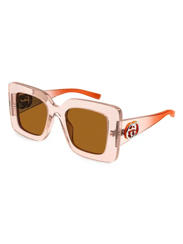 Gucci Women's Montecarlo 49MM Square Sunglasses - Pink