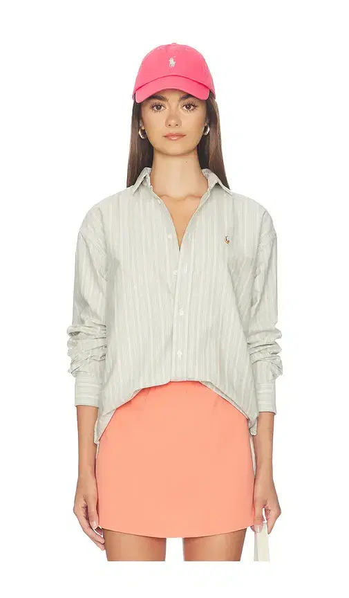 Polo Ralph Lauren Oxford Long Sleeve Collared Sport Shirt