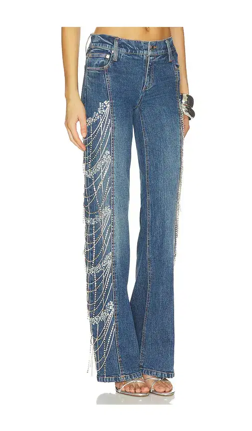 Alice + Olivia Alice + Olivia Roxie Embellished Jean