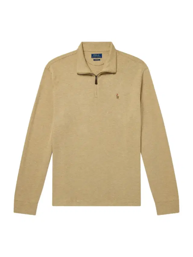 Polo Ralph Lauren Logo-Embroidered Cotton-Jersey Half-Zip Sweater - Men