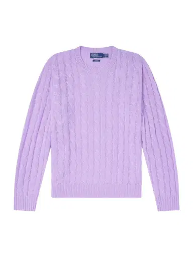 Polo Ralph Lauren Logo-Embroidered Cable-Knit Cashmere Sweater - Men | Thumbnail 1