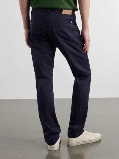 Canali Tapered Cotton-Blend Twill Trousers - Men | Thumbnail 4 Canali Tapered Cotton-Blend Twill Trousers - Men | Thumbnail 4