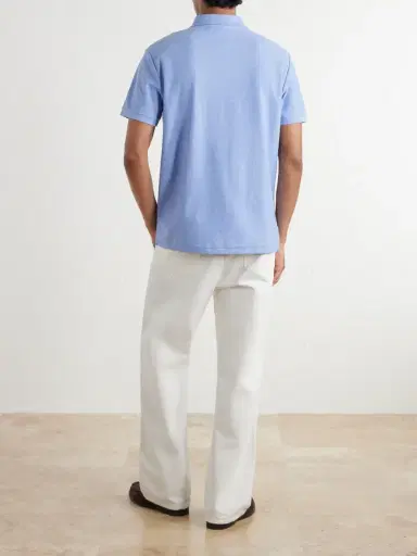 Polo Ralph Lauren Logo-Embroidered Waffle-Knit Cotton Polo Shirt - Men | Thumbnail 4