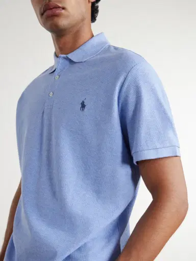 Polo Ralph Lauren Logo-Embroidered Waffle-Knit Cotton Polo Shirt - Men | Thumbnail 5