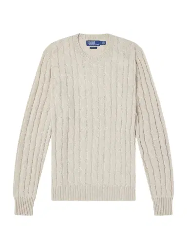 Polo Ralph Lauren Logo-Embroidered Cable-Knit Cashmere Sweater - Men | Thumbnail 1 Polo Ralph Lauren Logo-Embroidered Cable-Knit Cashmere Sweater - Men | Thumbnail 1
