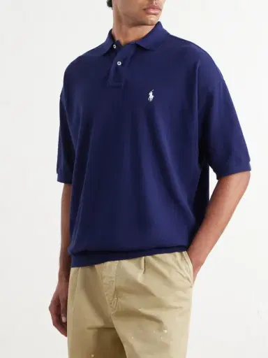 Polo Ralph Lauren Logo-Embroidered Cotton-Piqué Polo Shirt - Men | Thumbnail 3