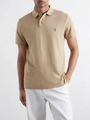 Polo Ralph Lauren Logo-Embroidered Cotton-Piqué Polo Shirt - Men | Thumbnail 3