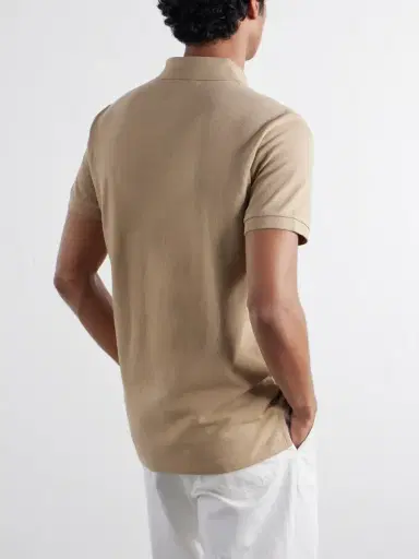 Polo Ralph Lauren Logo-Embroidered Cotton-Piqué Polo Shirt - Men | Thumbnail 4