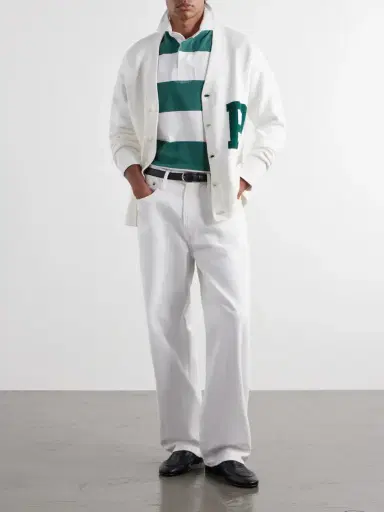 Polo Ralph Lauren Logo-Embroidered Striped Cotton-Jersey Polo Shirt - Men | Thumbnail 2