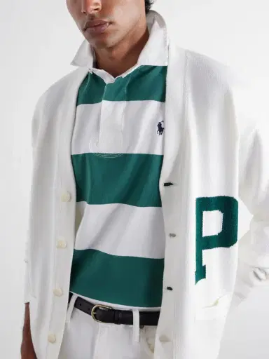 Polo Ralph Lauren Logo-Embroidered Striped Cotton-Jersey Polo Shirt - Men | Thumbnail 5