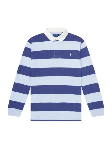 Polo Ralph Lauren Logo-Embroidered Striped Cotton-Jersey Polo Sweater - Men | Thumbnail 1