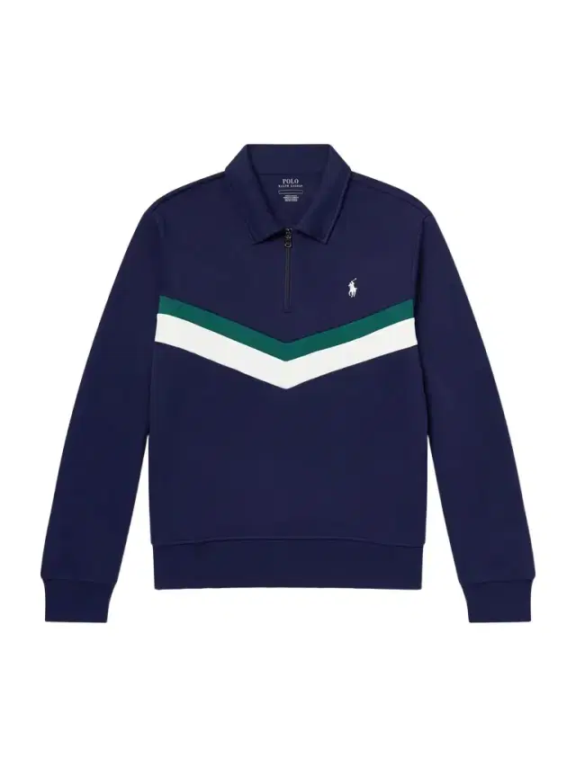 Polo Ralph Lauren Striped Logo-Embroidered Cotton-Blend Piqué Sweatshirt - Men