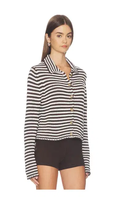 La Ligne Fine Line Mini Marina Cardigan | Thumbnail 2