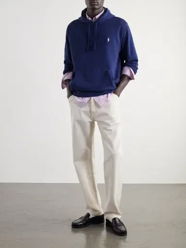 Polo Ralph Lauren Logo-Embroidered Cotton-Jersey Hoodie - Men | Thumbnail 2