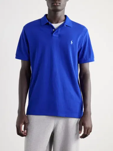 Polo Ralph Lauren Logo-Embroidered Cotton-Pique Polo Shirt - Men | Thumbnail 3