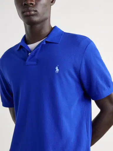 Polo Ralph Lauren Logo-Embroidered Cotton-Pique Polo Shirt - Men | Thumbnail 5