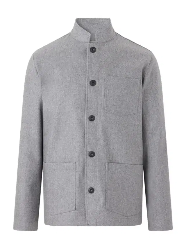 Altea Pablo Wool-Blend Flannel Blouson Jacket - Men