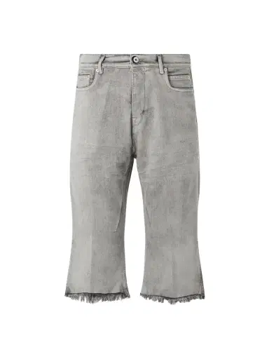 Rick Owens Bolan Straight-Leg Frayed Denim Shorts - Men | Thumbnail 1