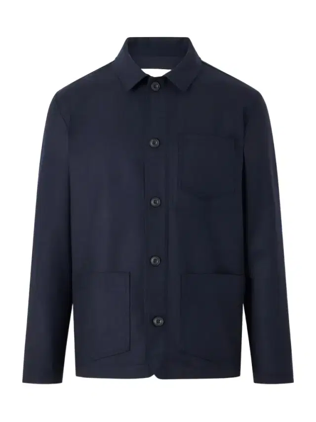 Altea Pablo Wool-Blend Flannel Overshirt - Men