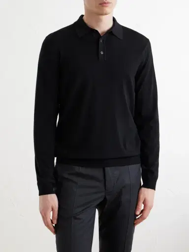 Slowear Slim-Fit IceCotton Piqué Polo Shirt - Men | Thumbnail 3