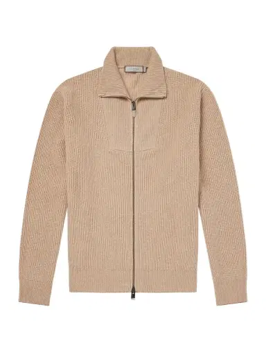 Canali Wool and Cashmere-Blend Zip-Up Sweater - Men | Thumbnail 1 Canali Wool and Cashmere-Blend Zip-Up Sweater - Men | Thumbnail 1