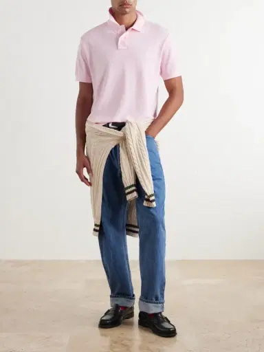 Polo Ralph Lauren Logo-Embroidered Cotton-Piqué Polo Shirt - Men | Thumbnail 2