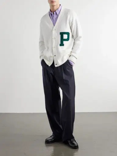 Polo Ralph Lauren Logo-Intarsia Cotton Cardigan - Men | Thumbnail 2