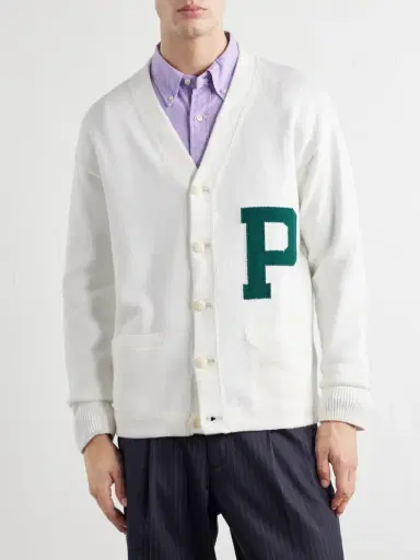 Polo Ralph Lauren Logo-Intarsia Cotton Cardigan - Men | Thumbnail 3