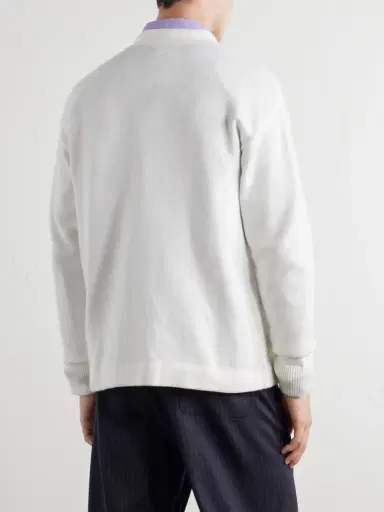 Polo Ralph Lauren Logo-Intarsia Cotton Cardigan - Men | Thumbnail 4