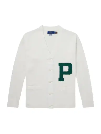 Polo Ralph Lauren Logo-Intarsia Cotton Cardigan - Men | Thumbnail 1