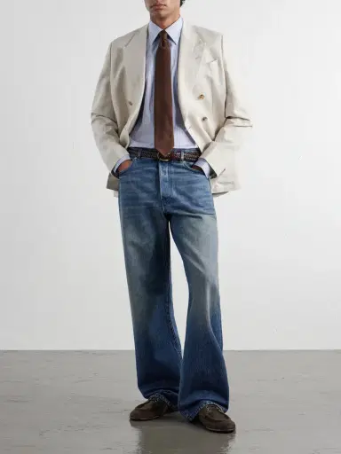Dolce & Gabbana Striped Cotton-Poplin Shirt - Men | Thumbnail 2