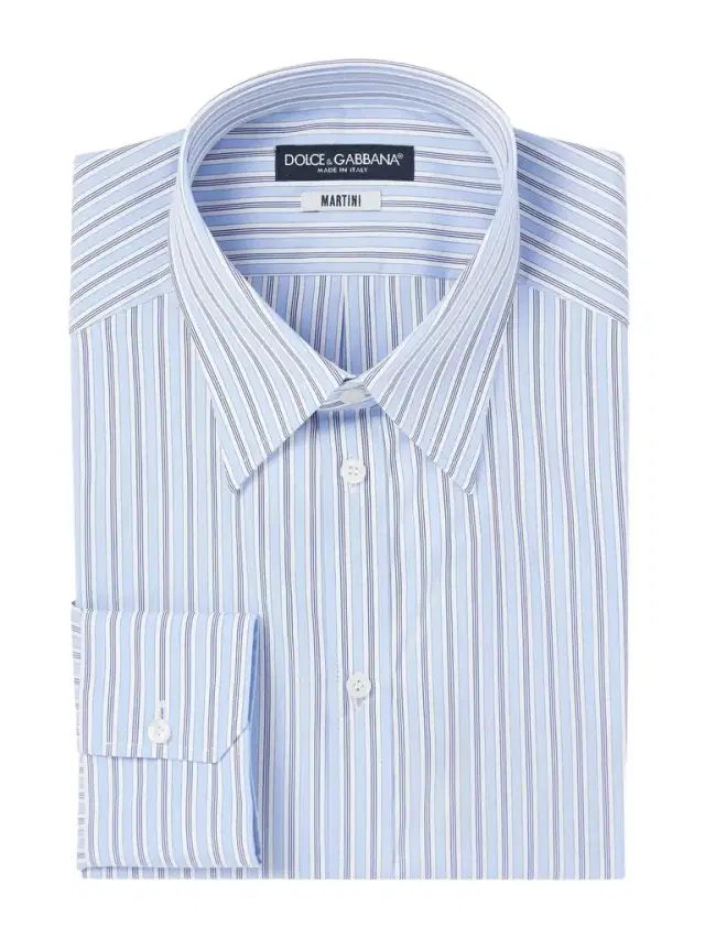 Dolce & Gabbana Striped Cotton-Poplin Shirt - Men