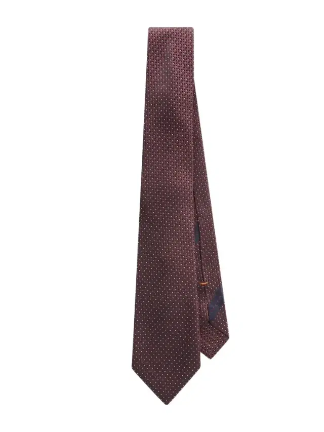 Zegna 8 cm Silk-Jacquard Tie - Men