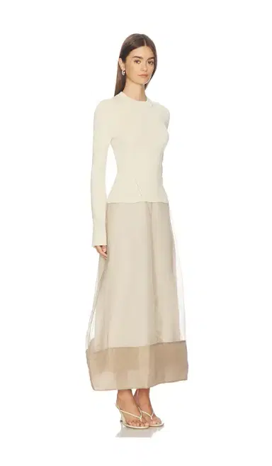 SIMKHAI Maril Long Sleeve Dress | Thumbnail 2 SIMKHAI Maril Long Sleeve Dress | Thumbnail 2