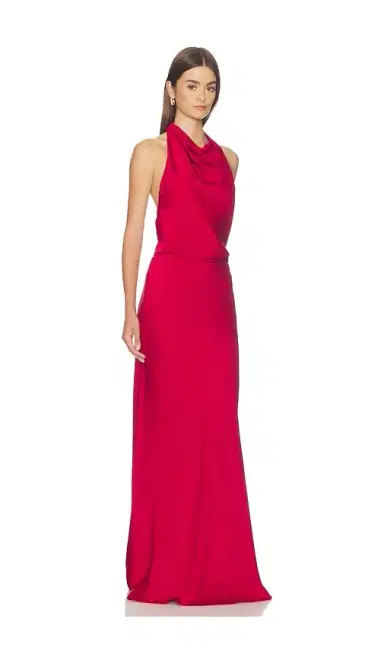Simkhai Reannon Draped Gown | Thumbnail 2 Simkhai Reannon Draped Gown | Thumbnail 2