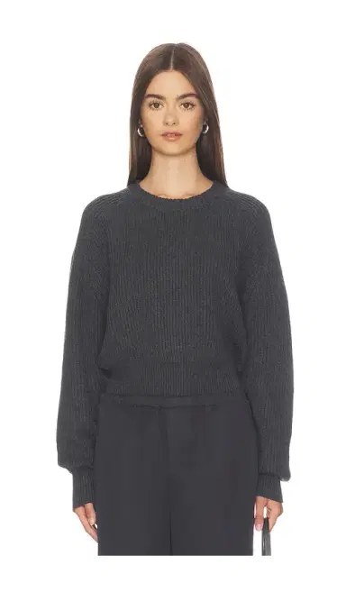 ENZA COSTA Cotton Cashmere Raglan Sweater | Thumbnail 1