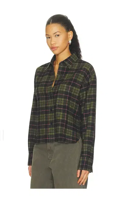 Closed Cropped Oversized Shirt | Thumbnail 2