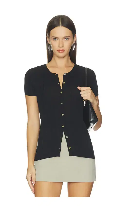 Sanctuary Soft Focus Ribbed Top