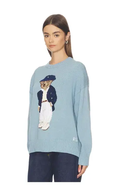 Polo Ralph Lauren Cotton Bear Crew Neck Pullover | Thumbnail 2