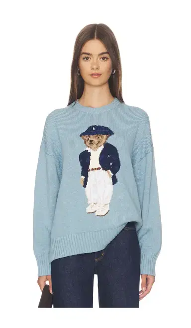 Polo Ralph Lauren Cotton Bear Crew Neck Pullover | Thumbnail 1