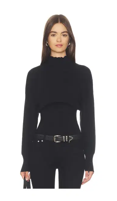 EB Denim Forest Turtleneck Top | Thumbnail 1