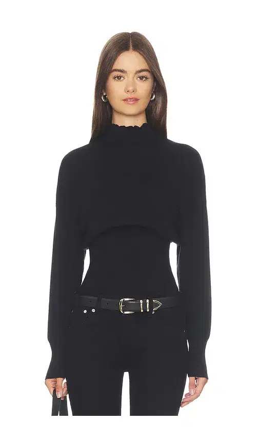 EB Denim Forest Turtleneck Top