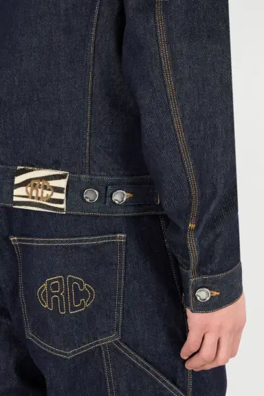Roberto Cavalli Denim Jacket With Studs And Stones | Thumbnail 4