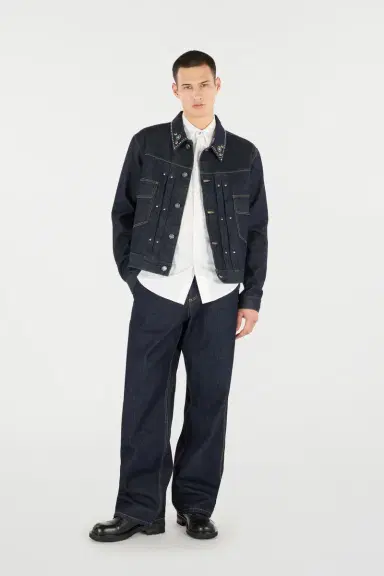 Roberto Cavalli Denim Jacket With Studs And Stones | Thumbnail 6